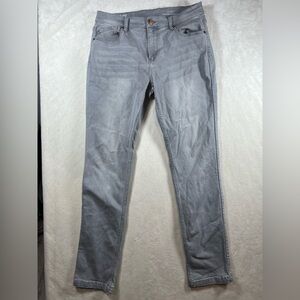 Men's Mugsy 34W 34L JOHNNIES Gray Performance Stretch Jeans Bin B